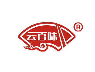 朱兵的云百味快餐店祥云logologo設(shè)計