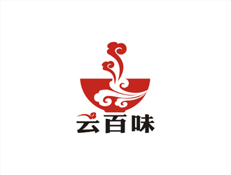 周都響的云百味快餐店祥云logologo設(shè)計