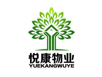 余亮亮的重慶悅康物業(yè)管理有限公司標(biāo)志logo設(shè)計(jì)