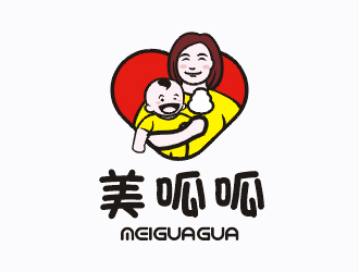 梁俊的美呱呱嬰兒用品logologo設(shè)計