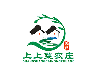 盛銘的上上菜農(nóng)莊民宿logo設(shè)計(jì)