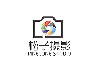 秦曉東的松子攝影PINECONE STUDIOlogo設(shè)計(jì)