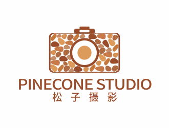 林思源的松子攝影PINECONE STUDIOlogo設(shè)計(jì)