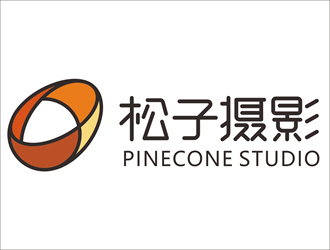 唐國(guó)強(qiáng)的松子攝影PINECONE STUDIOlogo設(shè)計(jì)