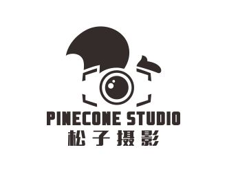 吳志超的松子攝影PINECONE STUDIOlogo設(shè)計(jì)