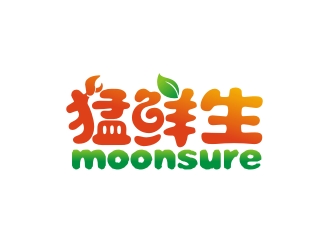 曾翼的猛鮮生moonsurelogo設(shè)計(jì)