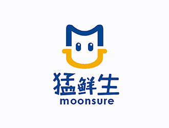 梁俊的猛鮮生moonsurelogo設(shè)計(jì)