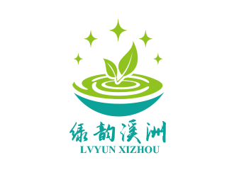 黃安悅的生態(tài)農(nóng)業(yè)品牌logo 山水元素logo設(shè)計(jì)