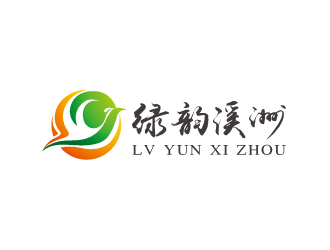 林穎穎的生態(tài)農(nóng)業(yè)品牌logo 山水元素logo設(shè)計(jì)