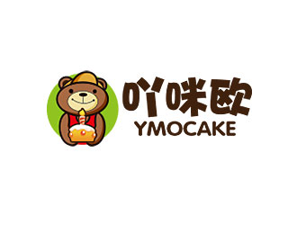 鐘炬的吖咪歐YMOCAKE蛋糕logo設(shè)計(jì)