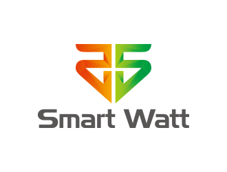 黃安悅的Smart Watt LED照明 英文logologo設(shè)計(jì)