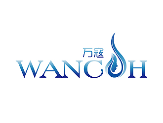 秦曉東的萬寇/wancoh化妝品商標logo設(shè)計