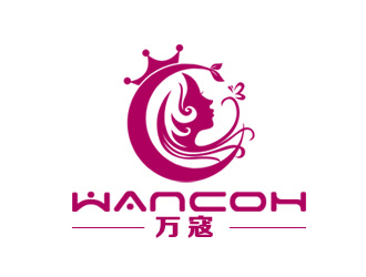 余亮亮的萬(wàn)寇/wancoh化妝品商標(biāo)logo設(shè)計(jì)