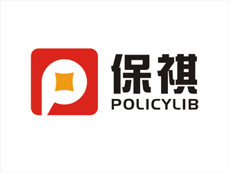 周都響的保祺（PolicyLib）logo設(shè)計(jì)