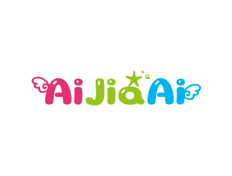 林穎穎的AiJiaAi 母嬰用品店LOGO設計logo設計