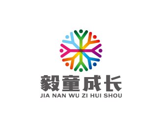 周金進(jìn)的毅童成長 兒童母嬰卡通商標(biāo)logo設(shè)計(jì)