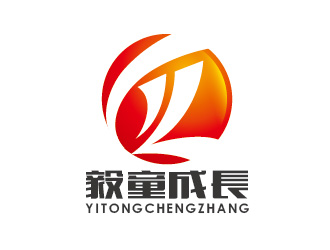 陳曉濱的毅童成長 兒童母嬰卡通商標(biāo)logo設(shè)計(jì)