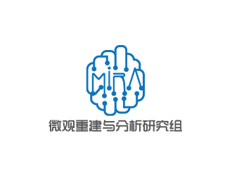 陳兆松的微觀重建與分析研究組徽章logologo設(shè)計