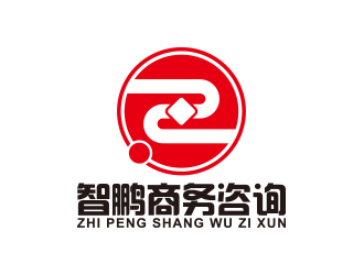 王濤的深圳市智鵬商務(wù)咨詢有限公司logo設(shè)計