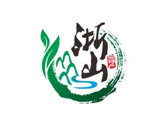 農(nóng)特產(chǎn)山水元素logologo設(shè)計(jì)