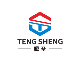 唐國強(qiáng)的騰圣有機(jī)玻璃工藝制品logo設(shè)計