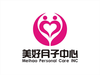 周都響的月子中心母嬰圖標logo設計logo設計