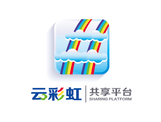 陳曉濱的云彩虹共享平臺logo設(shè)計(jì)