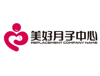 鐘炬的月子中心母嬰圖標logo設計logo設計