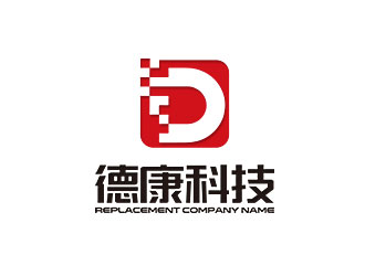 鐘炬的贛州市德康科技有限公司logo設(shè)計