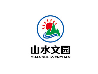 李賀的山水文園集團(tuán)logo設(shè)計(jì)