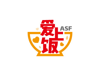 周金進(jìn)的愛(ài)上飯logo設(shè)計(jì)