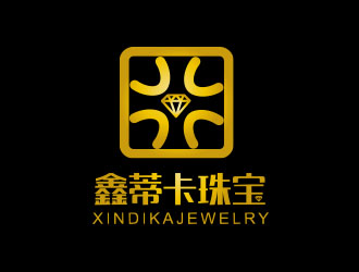 朱紅娟的鑫蒂卡珠寶logologo設計