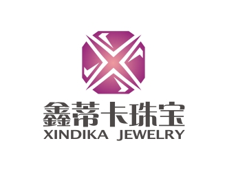 曾翼的鑫蒂卡珠寶logologo設計