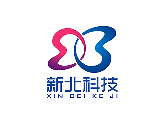 盛銘的新北科技科研教育型公司logologo設(shè)計(jì)