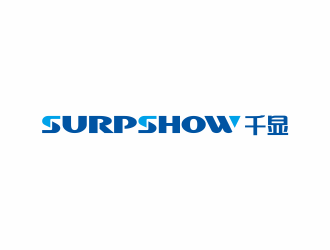 何嘉健的千顯 SURPSHOW ，標識對稱logo設計