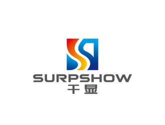 周金進的千顯 SURPSHOW ，標識對稱logo設計