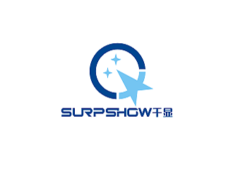 黃柯的千顯 SURPSHOW ，標(biāo)識對稱logo設(shè)計