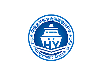 盛銘的海域管理分會徽章logologo設(shè)計