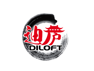 余亮亮的迪廬；DILOFT 對(duì)稱標(biāo)志logo設(shè)計(jì)