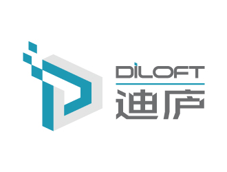 邱麟致的迪廬；DILOFT 對(duì)稱標(biāo)志logo設(shè)計(jì)