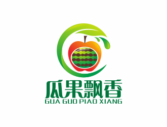 何嘉健的瓜果飄香零食食品店logologo設(shè)計