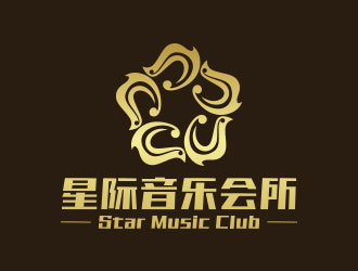 向正軍的星際音樂會(huì)所logo設(shè)計(jì)