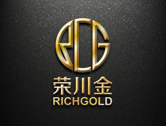 黃安悅的北京榮川金業(yè)文化有限公司(beijing richgold culture co.ltd)logo設(shè)計