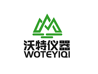 秦曉東的沃特儀器（昆山）有限公司logo對稱logo設(shè)計