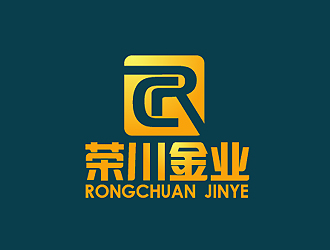 秦曉東的北京榮川金業(yè)文化有限公司(beijing richgold culture co.ltd)logo設(shè)計(jì)