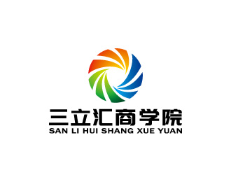 周金進的三立匯商學(xué)院對稱logologo設(shè)計