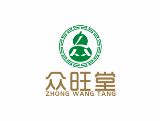 湯儒娟的眾旺堂logo設計