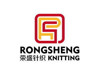 何錦江的榮盛針織RONGSHENG KNITTING商標設(shè)計logo設(shè)計