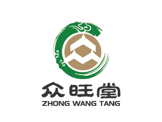 安冬的眾旺堂logo設計