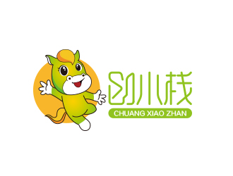 黃安悅的創(chuàng)小棧保健品動物卡通熊logo設(shè)計logo設(shè)計